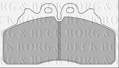 BORG & BECK bbp2435 -  Комплект тормозных колодок, дисковый тормоз